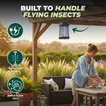 Effective insect killer with 15W UVA tube for indoor and outdoor use