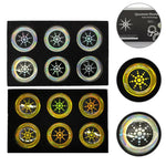 Ultra-Thin Silicone Stickers for Smartphones, Tablets, and Laptops, 6-Pack