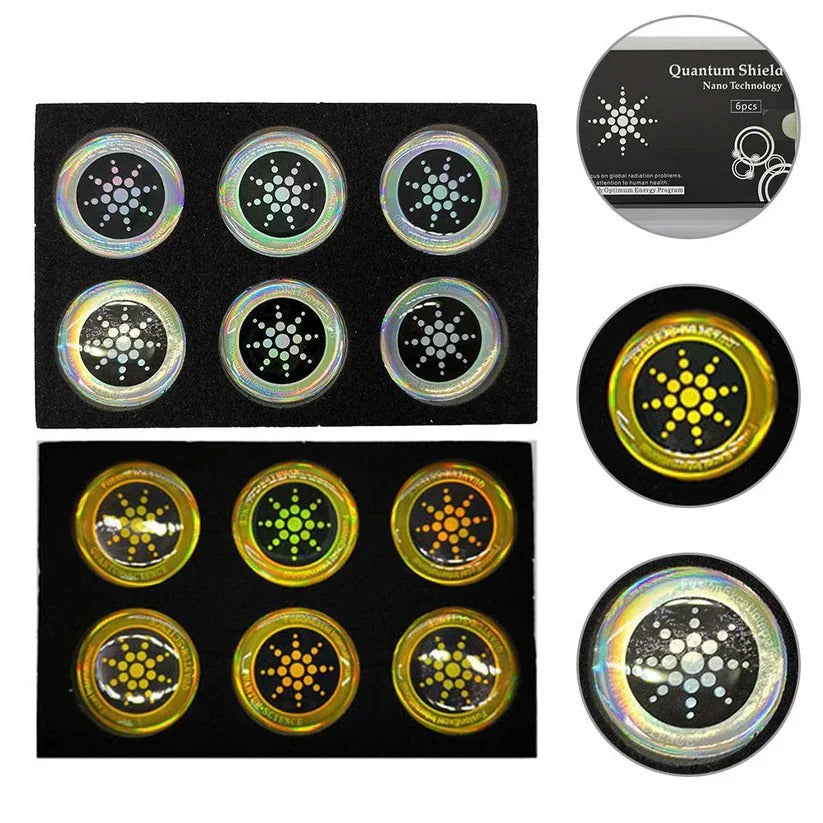 Ultra-Thin Silicone Stickers for Smartphones, Tablets, and Laptops, 6-Pack