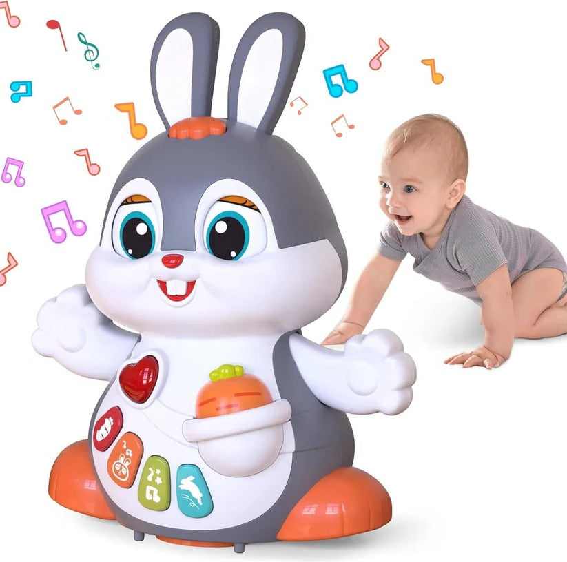 Musical Cuddly Bunny for Crawling Babies aged 6 to 12 Months