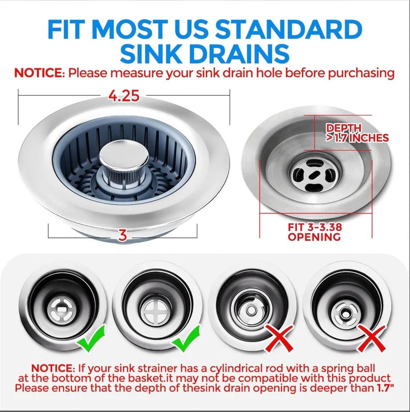 Smart Basin Filter with Removable Retention System