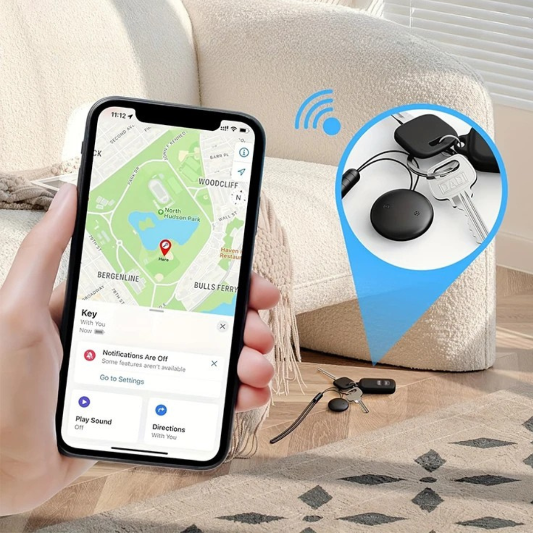 Smart GPS Key and Pet Tracker with iOS Find Function