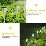 Solarbetriebene LED-Lichterketten für Garten und Hof, 10er Set