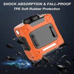 Portable Mini Fan with LED and Handheld Design