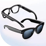 Smart glasses with integrated camera and Bluetooth audio