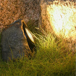Cobblestone lighting for gardens and outdoor areas