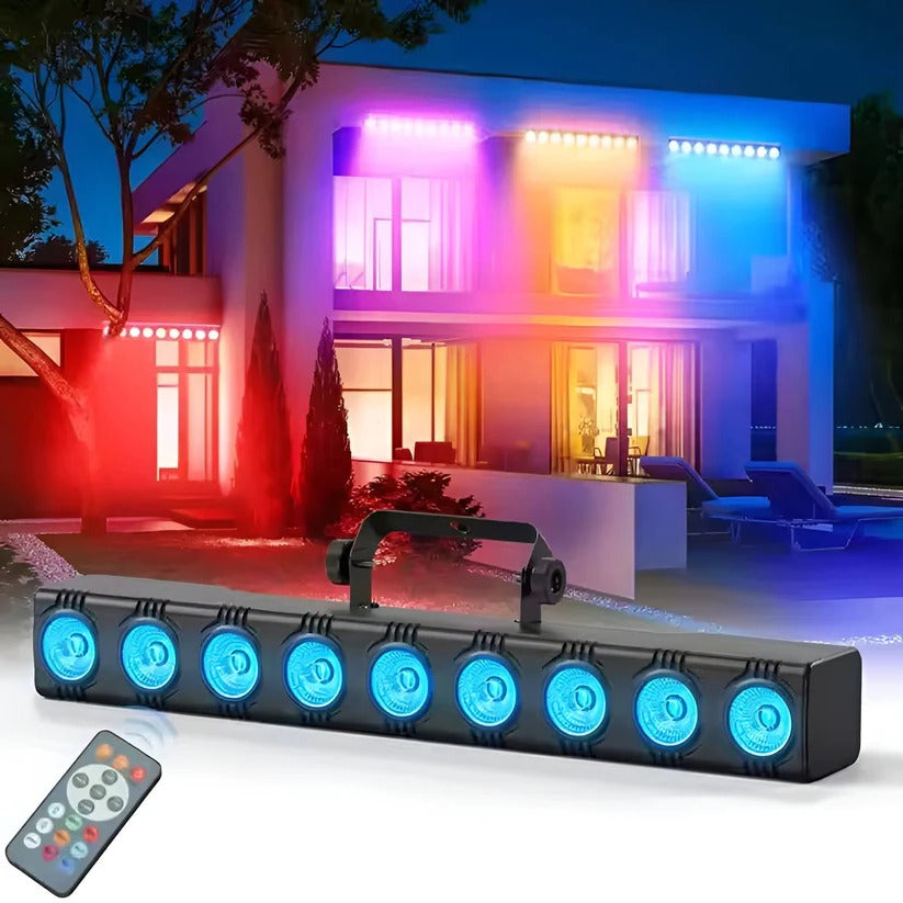 36W RGBW LED Lichtleiste für Partys mit Fernbedienung