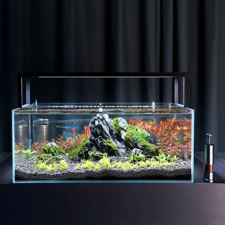 Praktischer Fischfutterspender für Aquarien mit Kompaktem Design