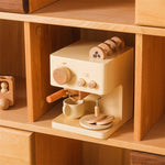 Wooden Espresso Machine Set for Kids – Future Barista