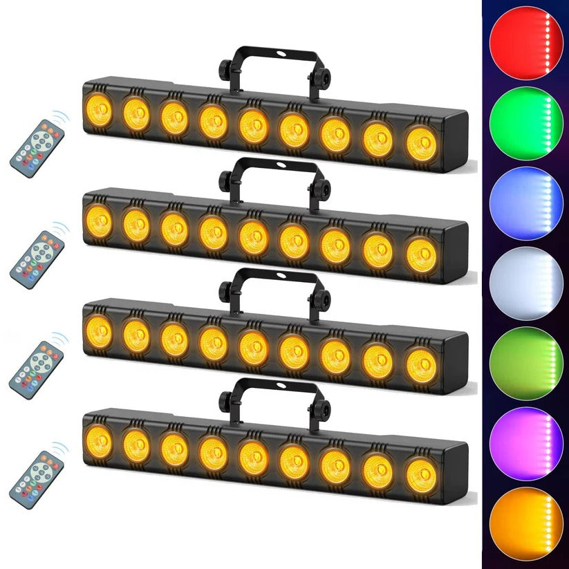 36W RGBW LED Lichtleiste für Partys mit Fernbedienung