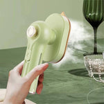 Portable Garment Steamer with Swivel Handle and Visible Water Tank