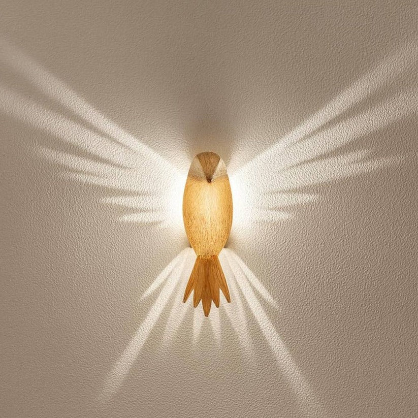 3D Vogelprojektion Wandleuchte für stilvolle Innenbeleuchtung