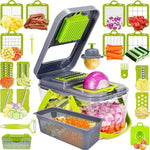 Vegetable slicer with 18 functions