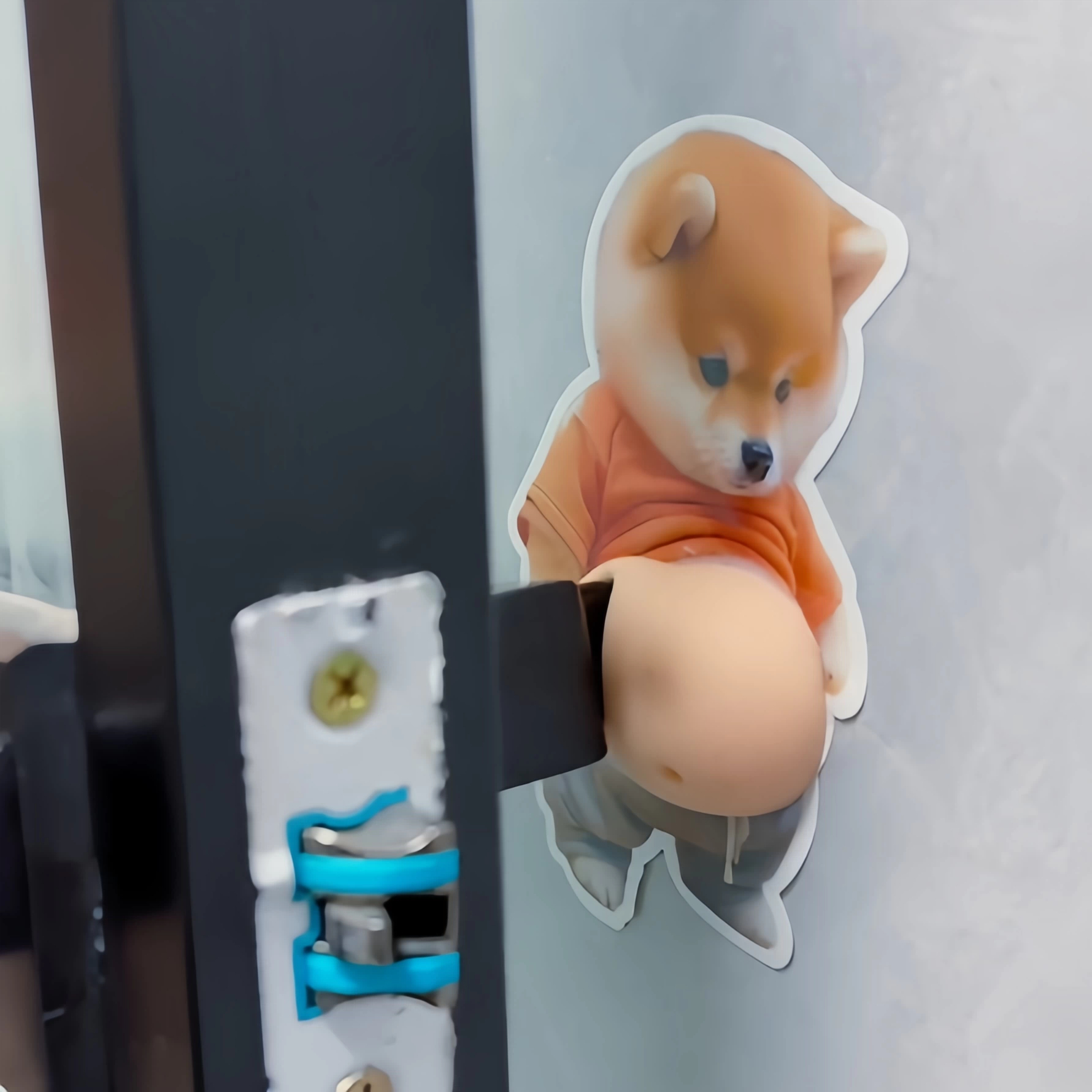 Silikon Aufkleber Schutz für Chubby Shiba