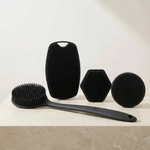 Hygienisches 4-teiliges Silikon-Bürsten-Set für Ihr Bad
