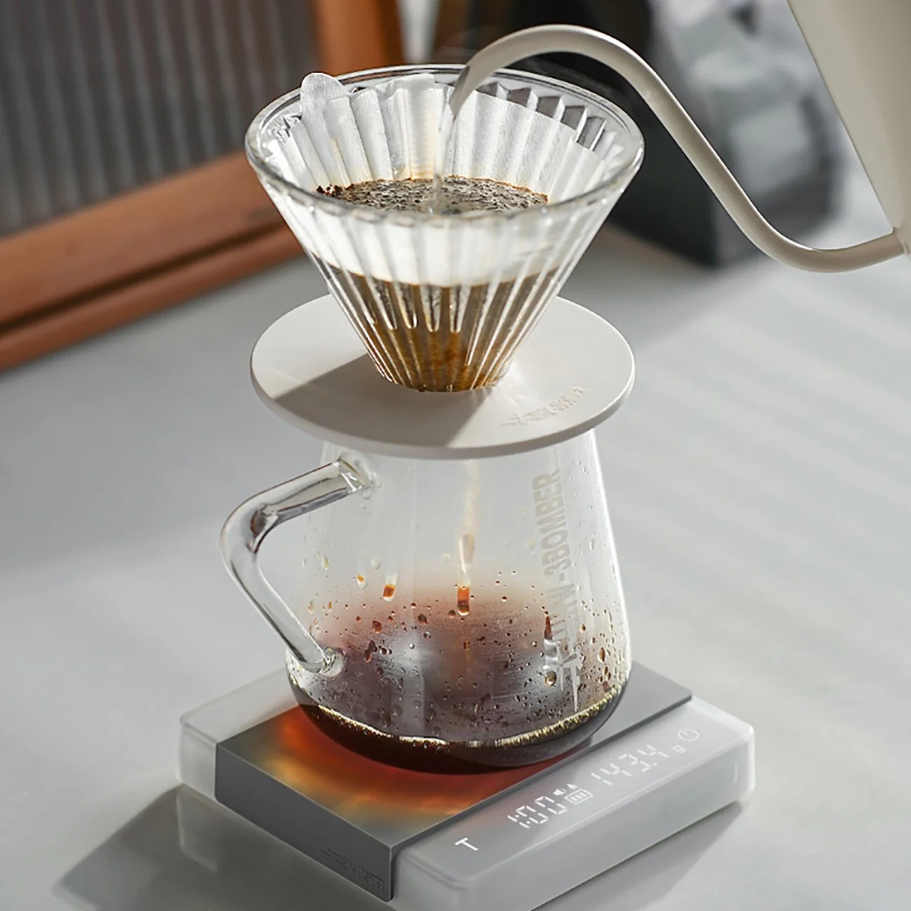 Präzise Digitale Kaffeemaschine mit Timer – 3kg Kapazität