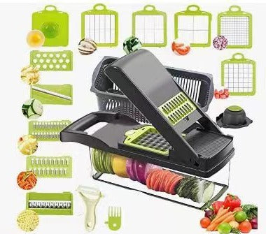 Vegetable slicer with 18 functions