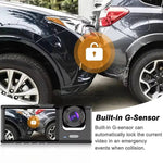 Dreifach-Kamera Dashcam mit 2 Zoll Bildschirm und Parküberwachung