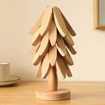 Christmas Tree Coasters foldable – Decorative and practical | Ideal for drinks and holidays