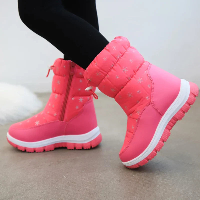 Snow boots for women and girls – Non-slip, warm, and waterproof