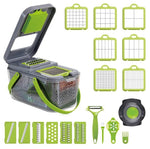 Vegetable slicer with 18 functions