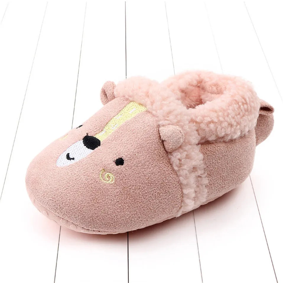 Animal Plush Slippers for Babies and Toddlers – Warm