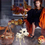 Spooky Halloween Decoration: Cow and Horse Skeleton