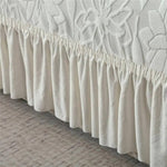 Sofa cover with sunflower pattern and elastic seat