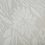 Elegante Sofahusse mit Sonnenblumen-Muster und langem Saum