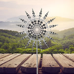 Faszination Bewegung: Wetterfester Gartenwindspinner aus Metall