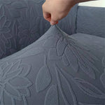 Sofa cover with sunflower pattern and elastic seat