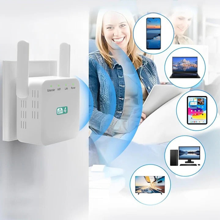 Powerful Wi-Fi Extender with Long Range
