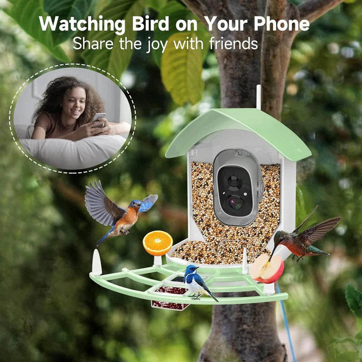 Bird Feeder with Camera and App Control