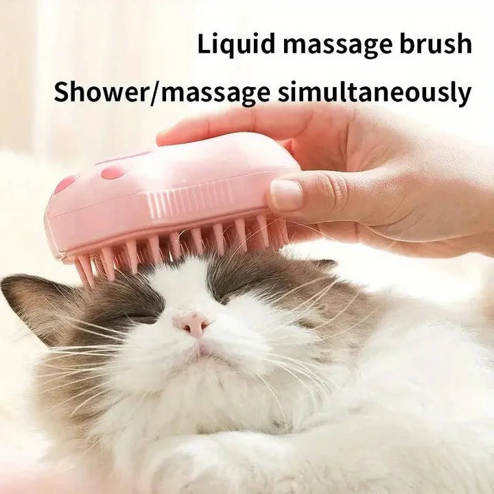 Pet Steamer Brush – 3-in-1 Solution for Dogs