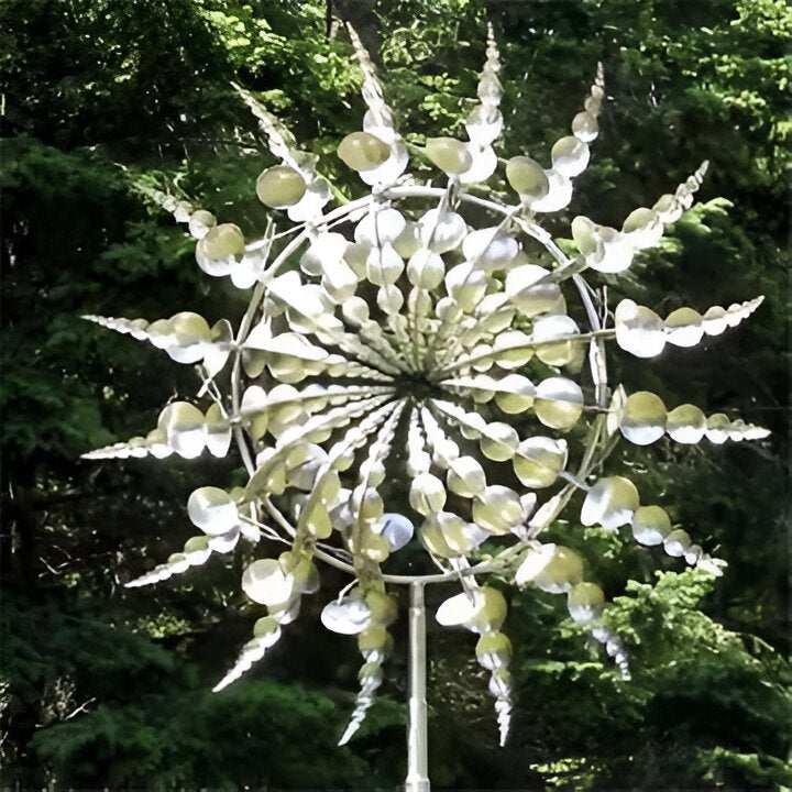 Weatherproof Metal Garden Wind Spinner for Impressive Movement