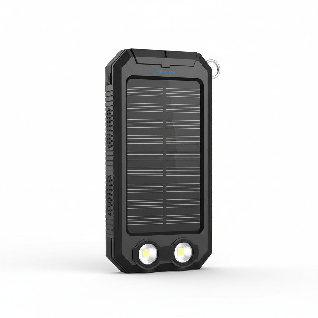 Wasserdichter Solar-Powerbank für Notfälle und Outdoor-Aktivitäten
