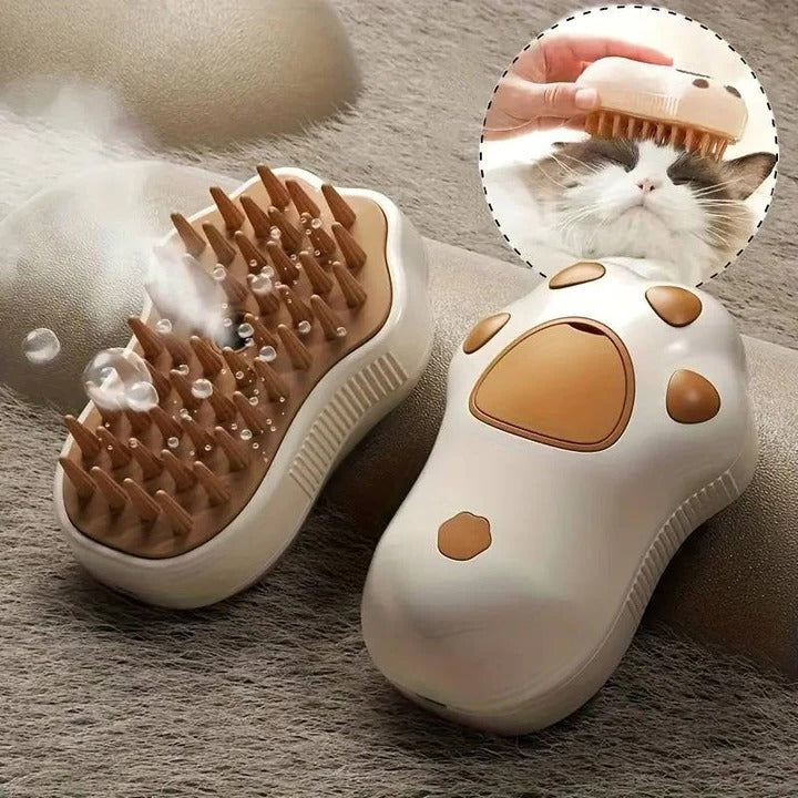 Pet Steamer Brush – 3-in-1 Solution for Dogs