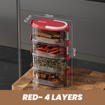 Practical spice rack – Keeps fresh, quick access