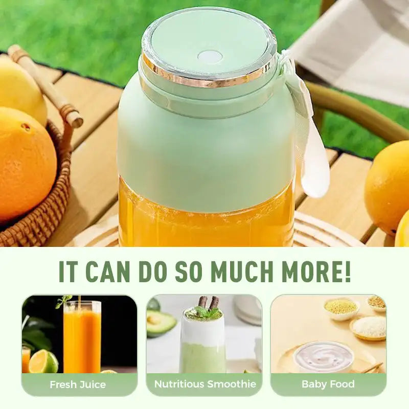 Mobiler Smoothie-Mixer für die perfekte Zubereitung unterwegs