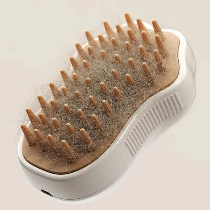 Pet Steamer Brush – 3-in-1 Solution for Dogs