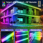 App-gesteuertes LED Außenbeleuchtungsset für Soffiten