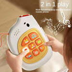 Interactive Learning Toy Phone for Kids - Montessori Toy with Music and Sounds