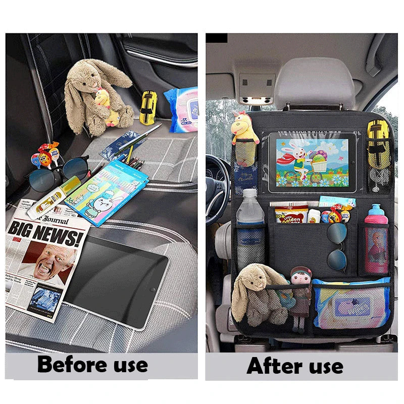 Car Seat Organizer – Practical Storage and Entertainment for Travel