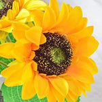 USB Rechargeable LED Sunflower Lamp with Flexible Adjustable Stem