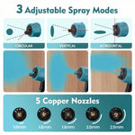 Cordless Paint Sprayer with 3 Nozzles and Multiple Spray Modes
