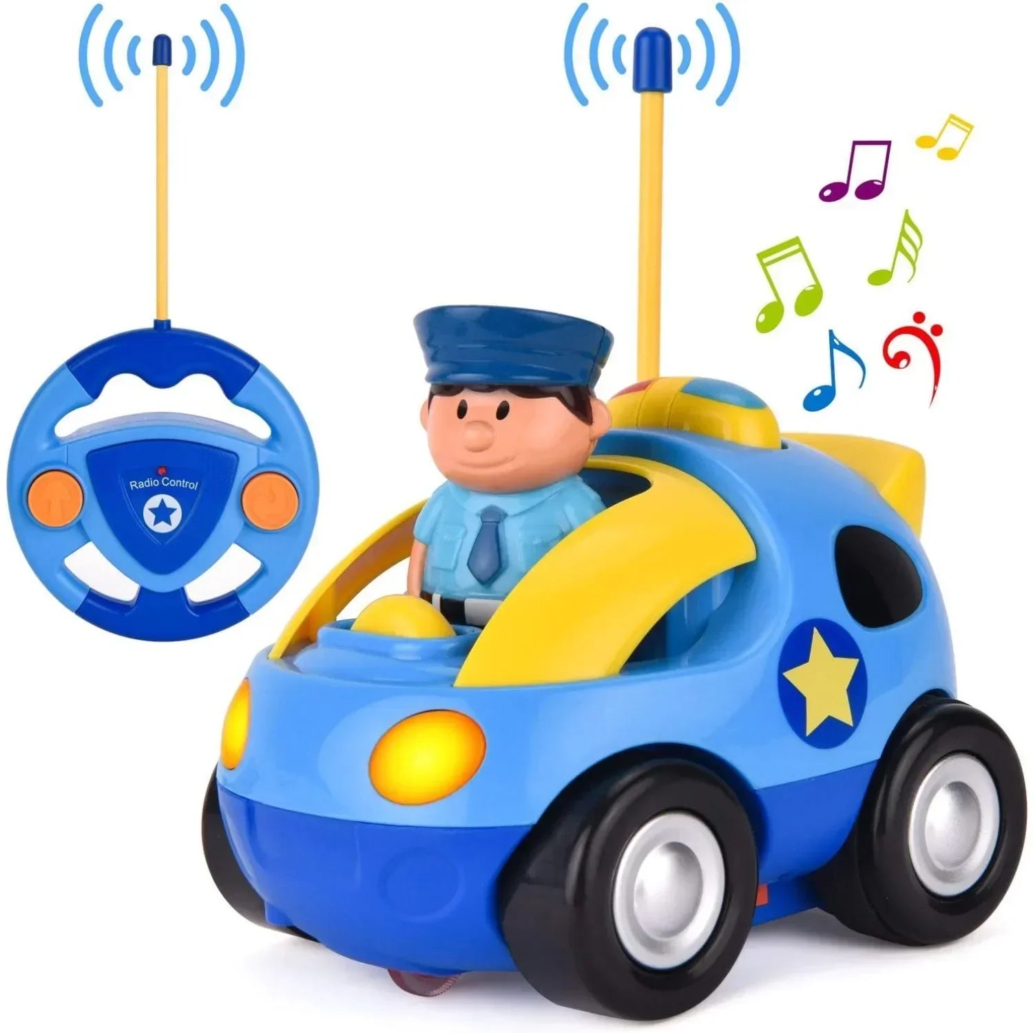 Remote-Controlled Police Toy Car – Fun for Kids