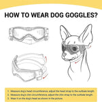 Luftige Hundebrille mit Verstellbarem Gurt