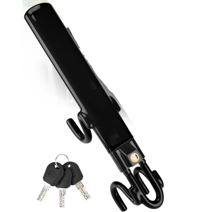 Adjustable Steering Wheel Lock with 3 Keys for Car Security