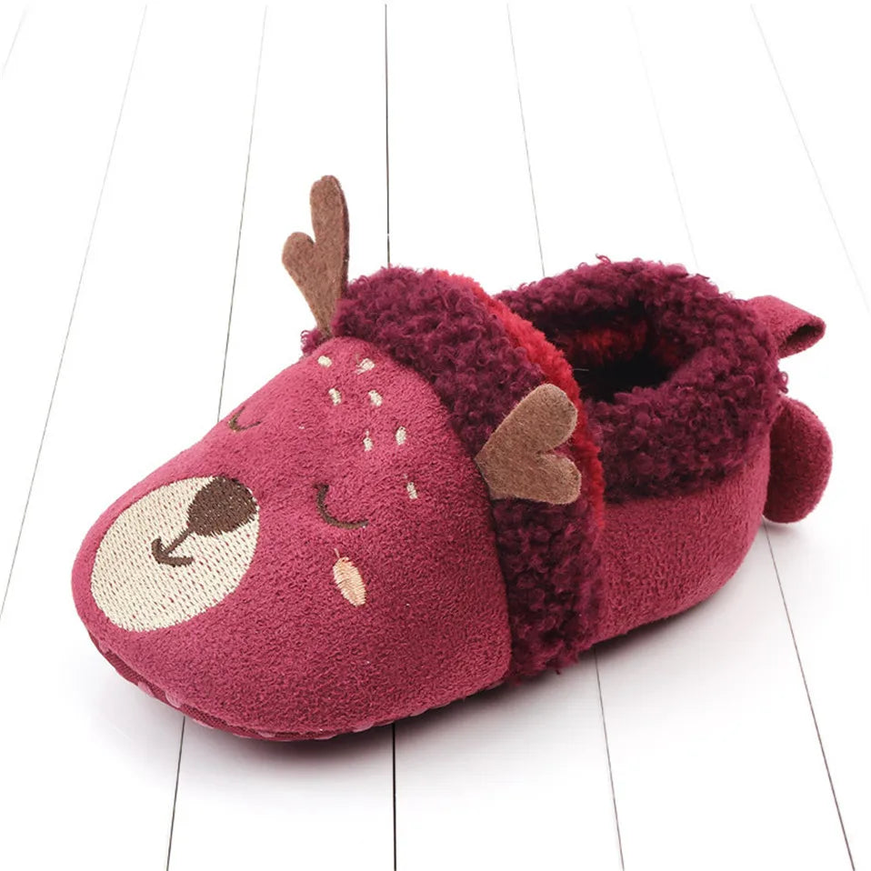 Animal Plush Slippers for Babies and Toddlers – Warm