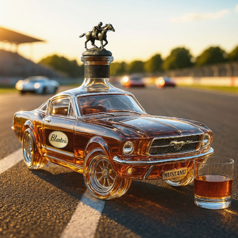 Eleganter Whiskey Dekanter im Mustang-Design für Ihre Hausbar